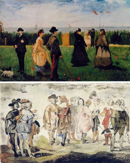 Manet’s Croquet at Boulogne (1871) - Image Gallery