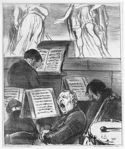 Daumier’s The Orchestra.. ..During A Tragedy (1852) - Image Gallery