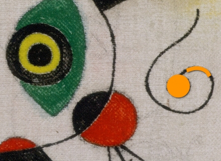 Miró‘s Woman and Bird in front of the Moon (1944) - Image Gallery
