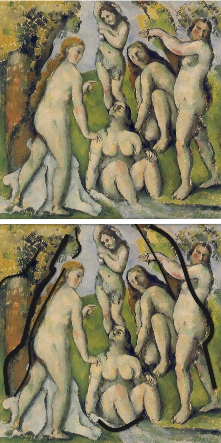 Cézanne’s Five Bathers (1885-7) - Image Gallery