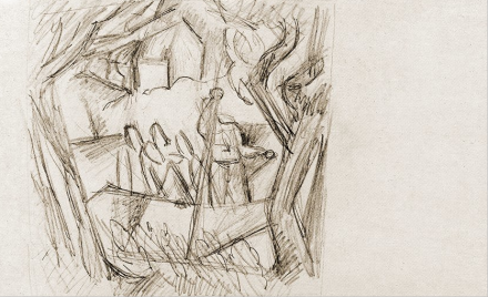 Picasso’s Five Figures in a Boat (1909) - Image Gallery