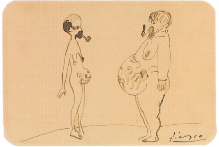 Picasso’s Pregnant Smokers (1903) - Image Gallery