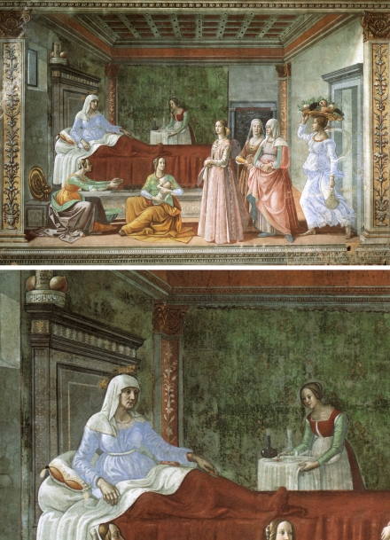 Ghirlandaio’s Birth of St John the Baptist (1486-90) - Image Gallery
