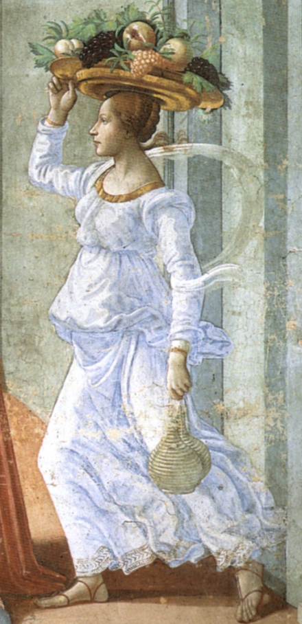 Ghirlandaio’s Birth of St John the Baptist (1486-90) - Image Gallery