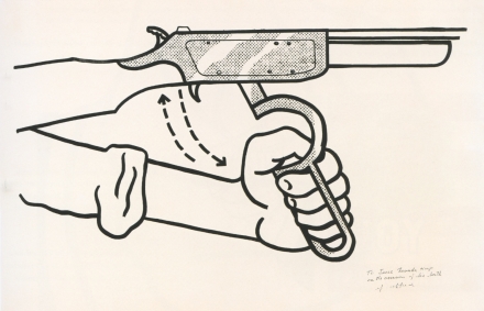 Lichtenstein’s Hand Loading Gun (1961) - Image Gallery