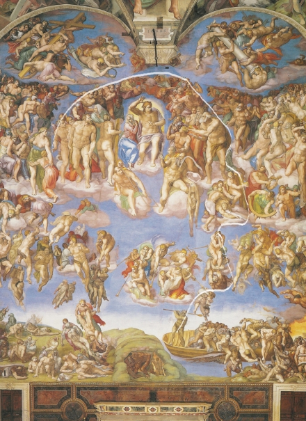 Michelangelo’s Christ in the Last Judgment (1534-41) - Image Gallery