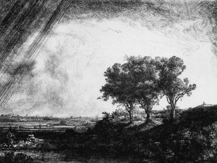 Rembrandt’s The Three Trees (1643) - Image Gallery