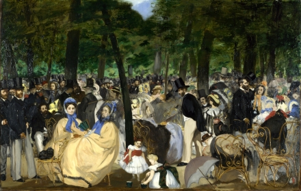 Manet’s Music in the Tuileries (1862) - Image Gallery