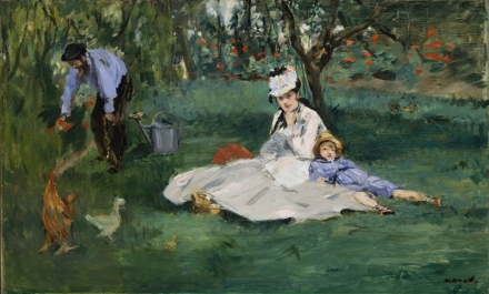Manet’s Monet Family in the Garden (1874) - Image Gallery