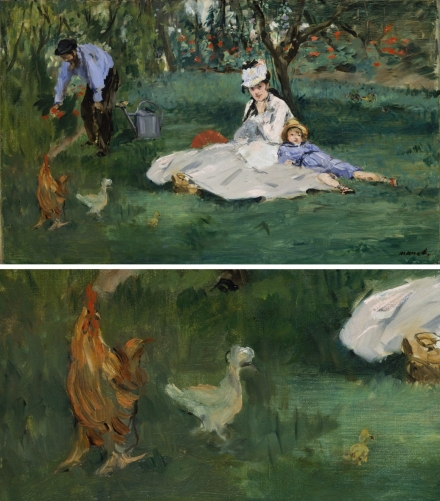 Manet’s Monet Family in the Garden (1874) - Image Gallery