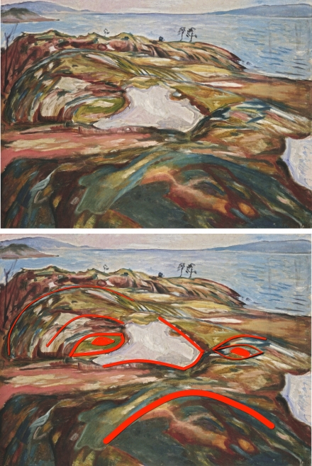 Munch’s Coastal Landscape (1918) - Image Gallery