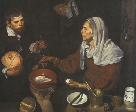 Velazquez’s Old Woman Frying Eggs (1618) - Image Gallery