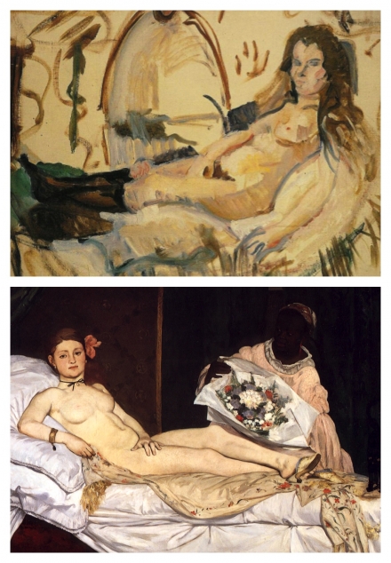 Oldenburg’s Pat, Lying as Olympia (1959) - Image Gallery