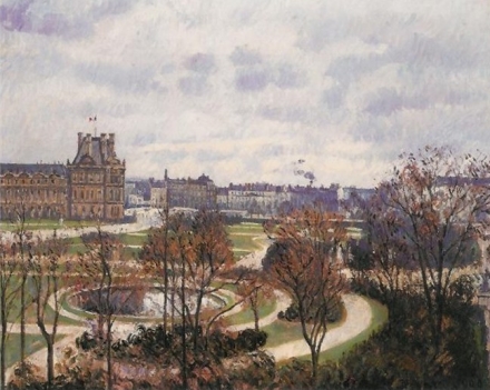 Pissarro’s View of the Tuileries. Morning (1900) - Image Gallery