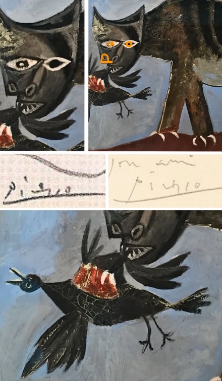 Picasso’s Cat Catching a Bird (1939) - Image Gallery