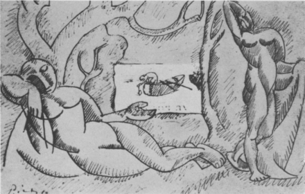 Picasso’s Sketches of Manet’s Le Déjeuner - Image Gallery