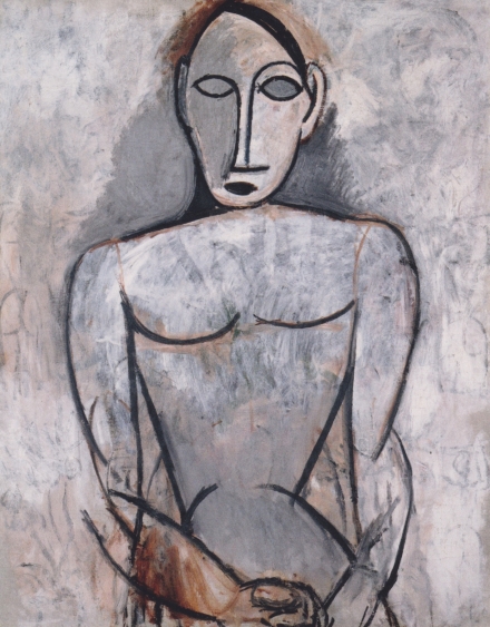 Picasso’s Woman with Clasped Hands (1907) - Image Gallery
