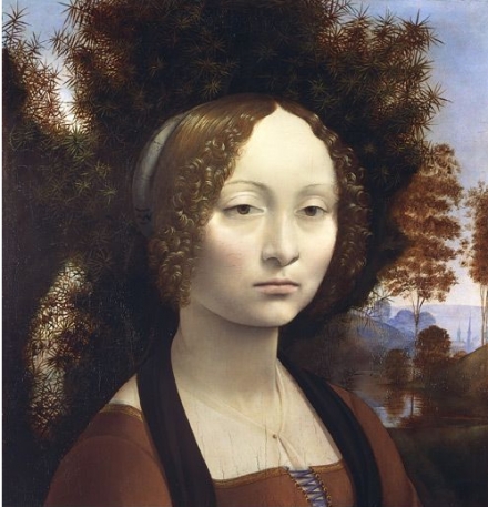 Leonardo’s Portrait of Ginevra de’ Benci (c.1474-8) - Image Gallery