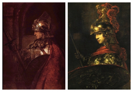 Rembrandt’s Man in Armour (1655) and Minerva (c.1655) - Image Gallery