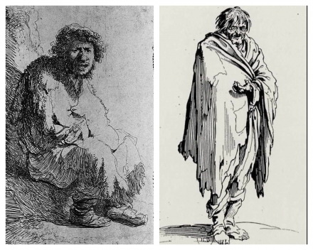 Rembrandt’s Self-portrait as A Beggar Seated on a Bank (1630) - Image Gallery