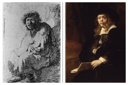 Rembrandt’s Self-portrait as A Beggar Seated on a Bank (1630) - Image Gallery