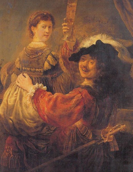 Rembrandt’s Self-Portrait with Saskia (c.1635) - Image Gallery