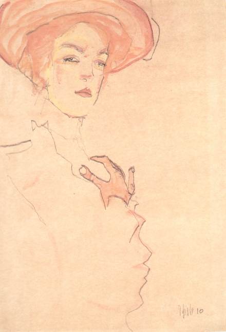 Schiele’s Portrait of a Lady in an Orange Hat (1910) - Image Gallery