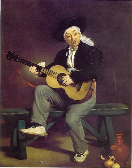 Manet’s The Spanish Singer (1860) - Image Gallery