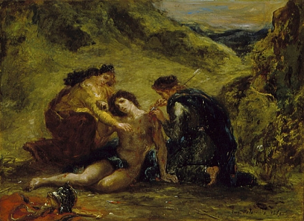 Delacroix’s St. Sebastian Helped by the Holy Women (1836) - Image Gallery