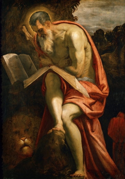 Tintoretto’s St. Jerome in the Wilderness (1570’s) - Image Gallery