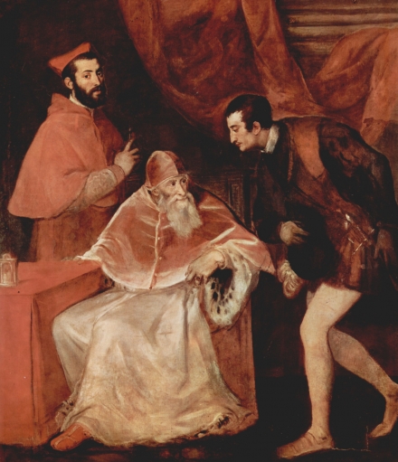 Titian’s Pope Paul III and His Grandsons (1545-6) - Image Gallery
