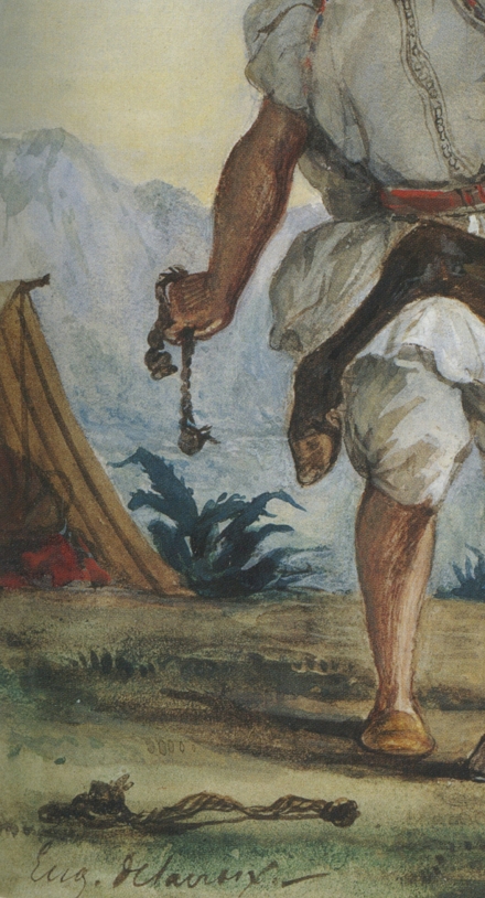 Delacroix’s Arab with His Steed or Turk Leading His Horse (c. 1832-3) - Image Gallery