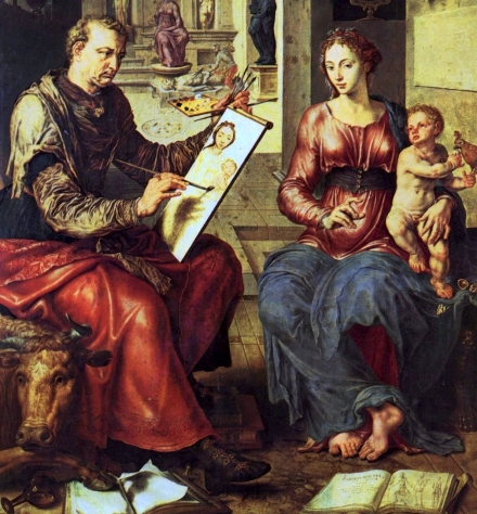 Van Heemskerck’s St. Luke Painting the Virgin and Child (1538-40) - Image Gallery