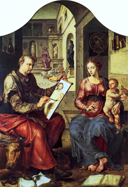 Van Heemskerck’s St. Luke Painting the Virgin and Child (1538-40) - Image Gallery