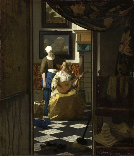 Vermeer’s The Love Letter (c.1669-70) - Image Gallery
