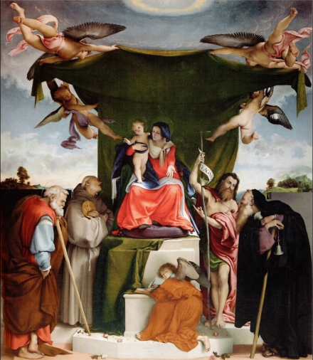 Lotto’s San Bernardino Altarpiece (1521) - Image Gallery