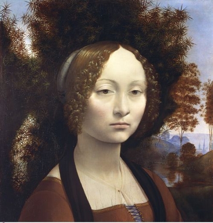 Leonardo’s Portrait of Ginevra de’ Benci (c.1474-8) - Image Gallery