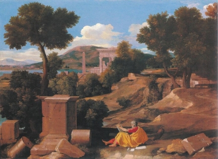 Poussin’s Landscape with St. John on Patmos (1640) - Image Gallery