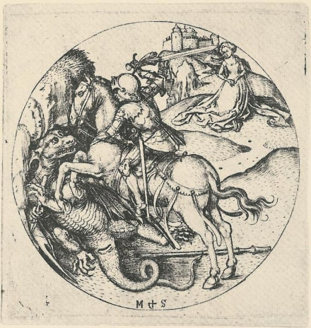Schongauer’s St. George and the Dragon (c.1480) - Image Gallery